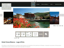 Tablet Screenshot of hotelcrocebianca.net