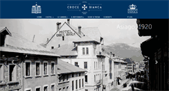Desktop Screenshot of hotelcrocebianca.it