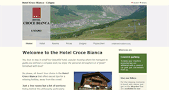 Desktop Screenshot of hotelcrocebianca.org