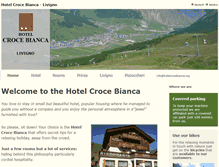 Tablet Screenshot of hotelcrocebianca.org